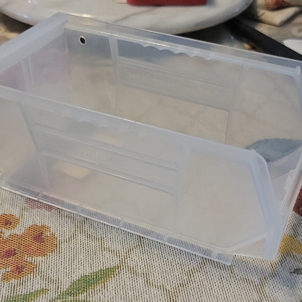 Clear Storage Bin